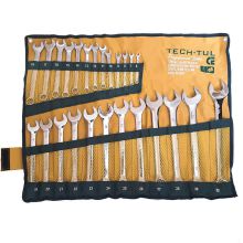 آچار یکسر تخت یکسر رینگی تک تول مجموعه 25 عددی